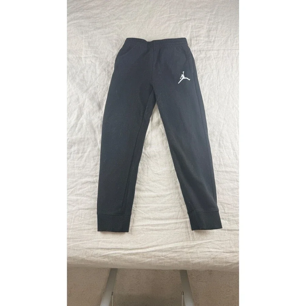 Jordan Jumpman Fleece Jogger Sweatpants Boys Youth Medium 10-12Y Black